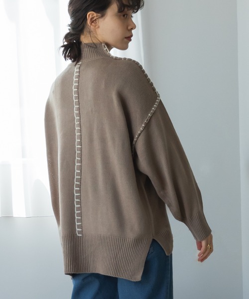 MACHATT マチャット　ハンドステッチニットカラー マチャット machatt ハンドステッチ セーター - メルカリ