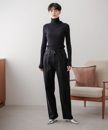 【eL】Loose Wide Denim Pants/973575