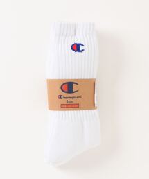 Champion（チャンピオン）の「【CHAMPION/チャンピオン】　フルレングスソックス3P　CMSCY002　ワンポイントロゴ　3足組（ソックス/靴下・メンズ）」