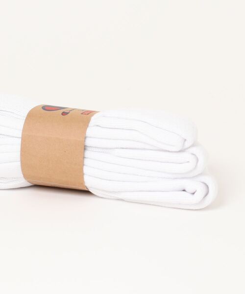 Champion(チャンピオン)の「【CHAMPION/チャンピオン】 フルレングスソックス3P CMSCY002 ワンポイントロゴ 3足組(ソックス/靴下・メンズ・ブラック/ホワイト/グレー/ネイビー・MEDIUM/SMALL/LARGE)」の7枚目の写真