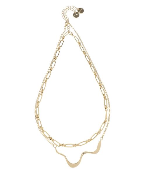 EMODA（エモダ）の「ダブルチェーンネックレス（ネックレス・レディース・シルバー/ゴールド・FREE）」の10枚目の写真