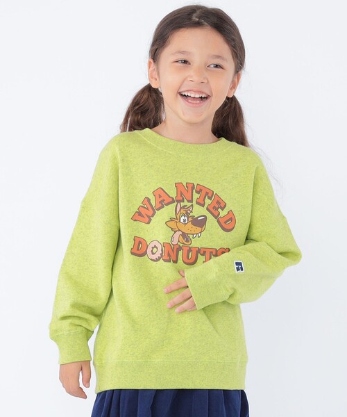 Russell Athletic(ラッセルアスレティック)の「【WEB限定/SHIPS KIDS別注】RUSSELL ATHLETIC:100~160cm / スウェット(スウェット・キッズ・レッド/ライトグリーン/ネイビー/ナチュラル・110/130/M/160/100/S/145/120)」の1枚目の写真