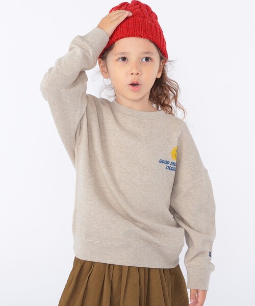 Russell Athletic(ラッセルアスレティック)の「【WEB限定/SHIPS KIDS別注】RUSSELL ATHLETIC:100~160cm / スウェット(スウェット・キッズ・レッド/ライトグリーン/ネイビー/ナチュラル・110/130/M/160/100/S/145/120)」の6枚目の写真