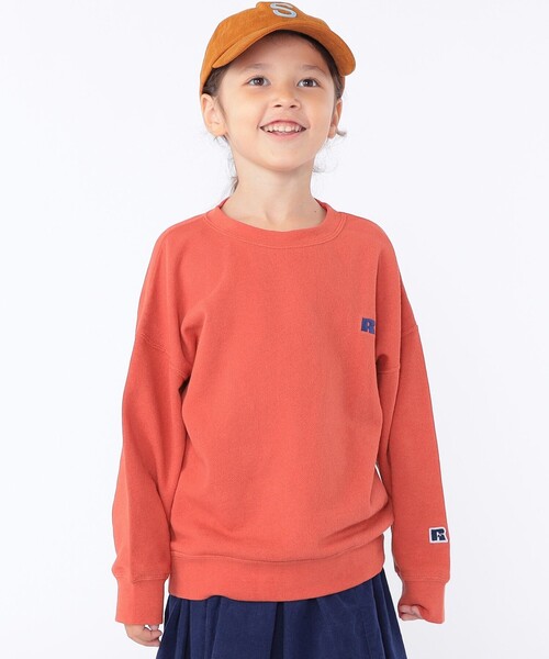 Russell Athletic(ラッセルアスレティック)の「【WEB限定/SHIPS KIDS別注】RUSSELL ATHLETIC:100~160cm / スウェット(スウェット・キッズ・レッド/ライトグリーン/ネイビー/ナチュラル・110/130/M/160/100/S/145/120)」の11枚目の写真