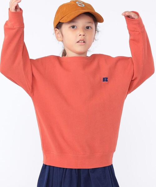 Russell Athletic(ラッセルアスレティック)の「【WEB限定/SHIPS KIDS別注】RUSSELL ATHLETIC:100~160cm / スウェット(スウェット・キッズ・レッド/ライトグリーン/ネイビー/ナチュラル・110/130/M/160/100/S/145/120)」の12枚目の写真