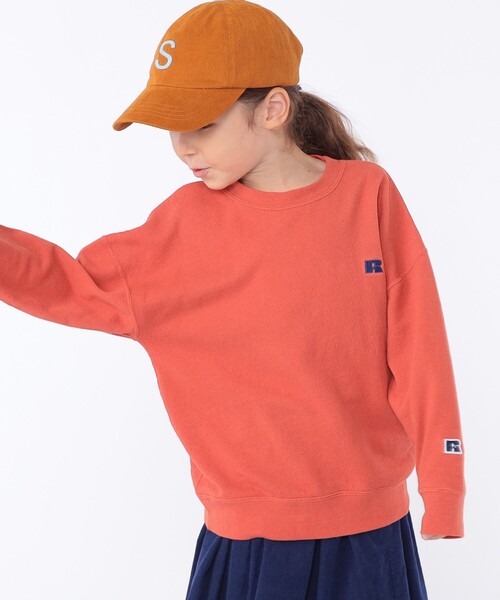 Russell Athletic(ラッセルアスレティック)の「【WEB限定/SHIPS KIDS別注】RUSSELL ATHLETIC:100~160cm / スウェット(スウェット・キッズ・レッド/ライトグリーン/ネイビー/ナチュラル・110/130/M/160/100/S/145/120)」の13枚目の写真