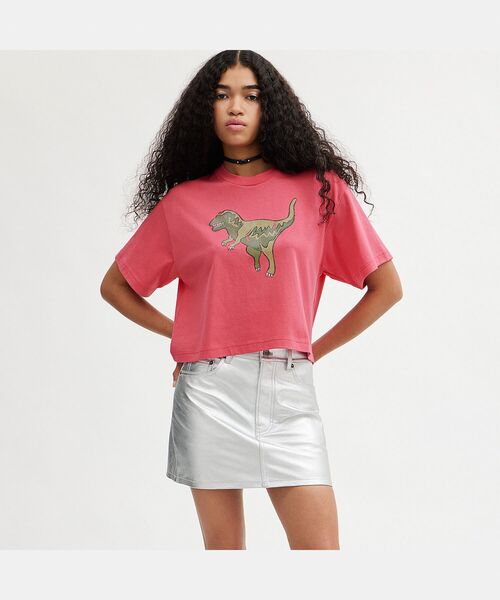COACH（コーチ）の「レキシー クロップド Tシャツ（Tシャツ/カットソー