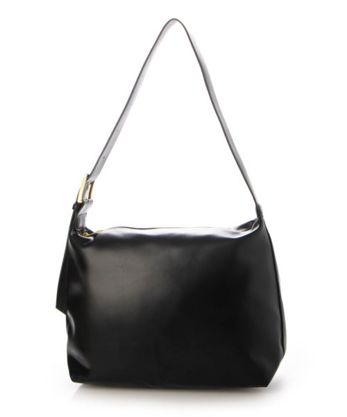 cache cache（カシュ カシュ）の「カシュカシュ cachecache / バックル付きビッグショルダー（ショルダーバッグ・レディース・ブラック/チョコ/シルバー/ベージュ系その他・FREE）」の7枚目の写真