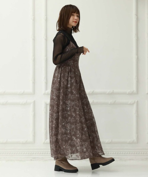 ♡jacadi × LIBERTY♡ワンピース　12A/152cm Liberty】チュニックワンピース(2025SS2 YE)/apibaby