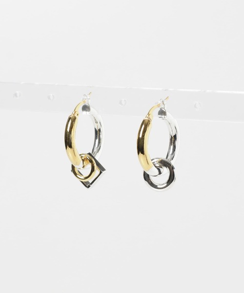LAPUIS（ラピュイ）の「Lapuis Bicolor Hoop ピアス（ピアス（両耳用 