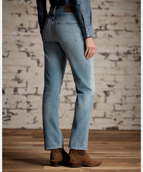 通販専門店 RRL◇ストレートパンツ/36/コーデュロイ/BRW/無地 ダブル