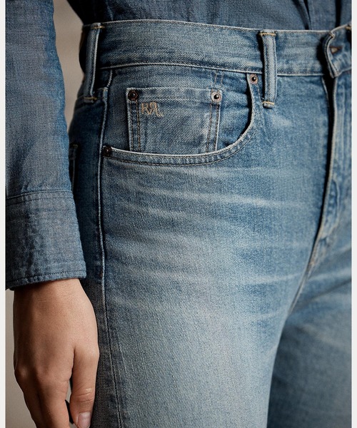 RRL スリムストレートデニム 33 ストレート レッグ フィット Aubrie ジーンズ（デニムパンツ）｜RRL