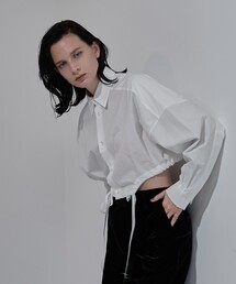 【UJOH/ウジョー】《STUDIOUS別注》クロップドシャツ