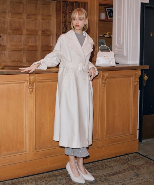 セール】ウールマニッシュチェスターコート（チェスターコート）｜eimy  