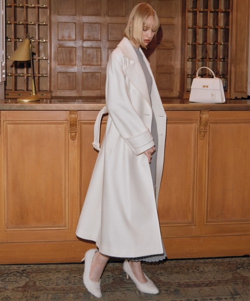 eimy istoire ウールマニッシュチェスターコート セール】ウールマニッシュチェスターコート（チェスターコート）｜EIMY