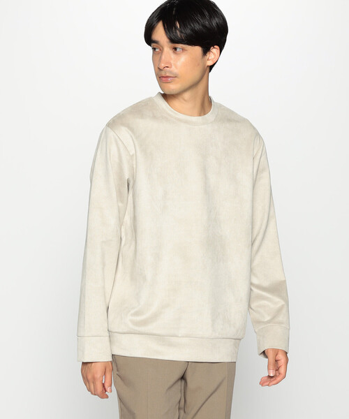 COMME CA ISM（コムサイズム）の「フェイクスエード クルーネック プルオーバー（スウェット・メンズ・ブルー/グレー/ブラック・L/M）」の20枚目の写真