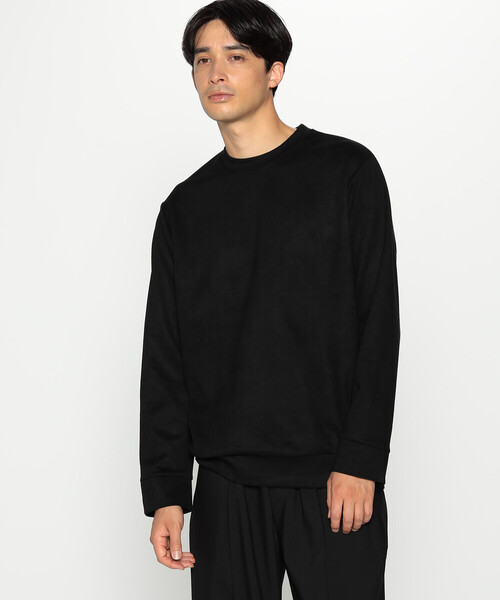 COMME CA ISM（コムサイズム）の「フェイクスエード クルーネック プルオーバー（スウェット・メンズ・ブルー/グレー/ブラック・L/M）」の4枚目の写真