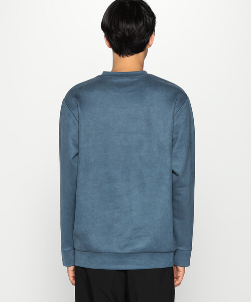 COMME CA ISM（コムサイズム）の「フェイクスエード クルーネック プルオーバー（スウェット・メンズ・ブルー/グレー/ブラック・L/M）」の10枚目の写真