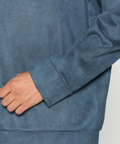 COMME CA ISM（コムサイズム）の「フェイクスエード クルーネック プルオーバー（スウェット・メンズ・ブルー/グレー/ブラック・L/M）」の12枚目の写真
