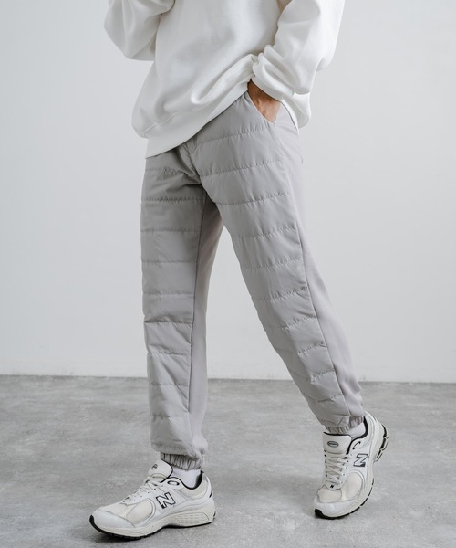 Rocky Monroe(ロッキーモンロー)の「ダウンレギュラーテーパードイージージョガーパンツ(その他パンツ・メンズ・ブラック/ベージュ/チャコールグレー/カモフラージュ/ネイビー/カーキ/ライトグレー・LL/L/M)」の4枚目の写真
