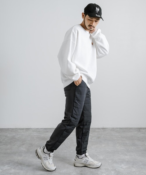 Rocky Monroe(ロッキーモンロー)の「ダウンレギュラーテーパードイージージョガーパンツ(その他パンツ・メンズ・ブラック/ベージュ/チャコールグレー/カモフラージュ/ネイビー/カーキ/ライトグレー・LL/L/M)」の15枚目の写真