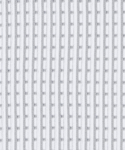 HIDEAWAYS NICOLE（ハイダウェイニコル）の「ピンタックJQチェックVネックニット（ニット/セーター・メンズ・ホワイト×グレー/ピンク/ホワイト×ブラック/ブラック×ホワイト・MEDIUM/LARGE/X-LARGE）」の13枚目の写真