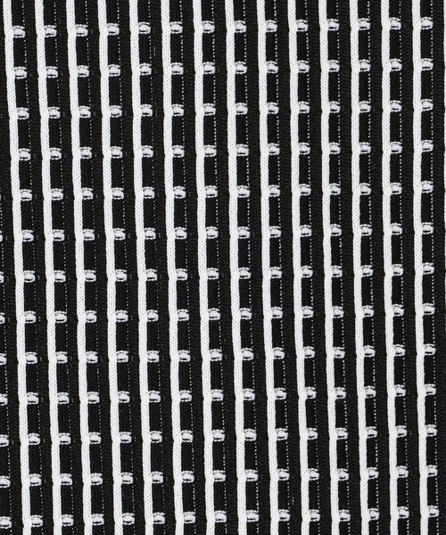 HIDEAWAYS NICOLE（ハイダウェイニコル）の「ピンタックJQチェックVネックニット（ニット/セーター・メンズ・ホワイト×グレー/ピンク/ホワイト×ブラック/ブラック×ホワイト・MEDIUM/LARGE/X-LARGE）」の14枚目の写真