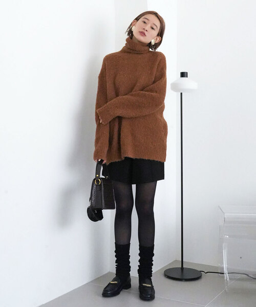 SLOBE citron.（スローブシトロン）の「SLOBE citron. ピンタックショートパンツ（その他パンツ・レディース・ブラック・36/38）」の2枚目の写真