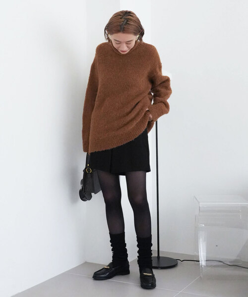 SLOBE citron.（スローブシトロン）の「SLOBE citron. ピンタックショートパンツ（その他パンツ・レディース・ブラック・36/38）」の3枚目の写真