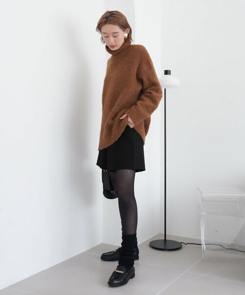 SLOBE citron.（スローブシトロン）の「SLOBE citron. ピンタックショートパンツ（その他パンツ・レディース・ブラック・36/38）」の4枚目の写真