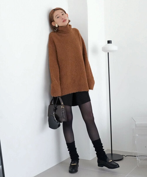 SLOBE citron.（スローブシトロン）の「SLOBE citron. ピンタックショートパンツ（その他パンツ・レディース・ブラック・36/38）」の5枚目の写真