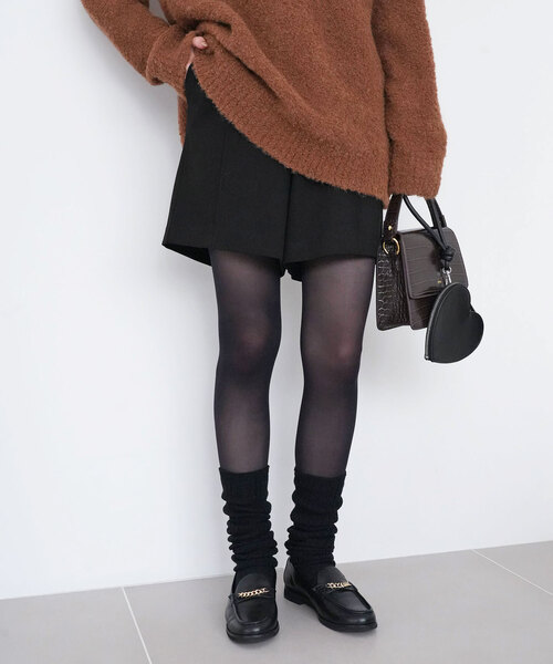 SLOBE citron.（スローブシトロン）の「SLOBE citron. ピンタックショートパンツ（その他パンツ・レディース・ブラック・36/38）」の7枚目の写真