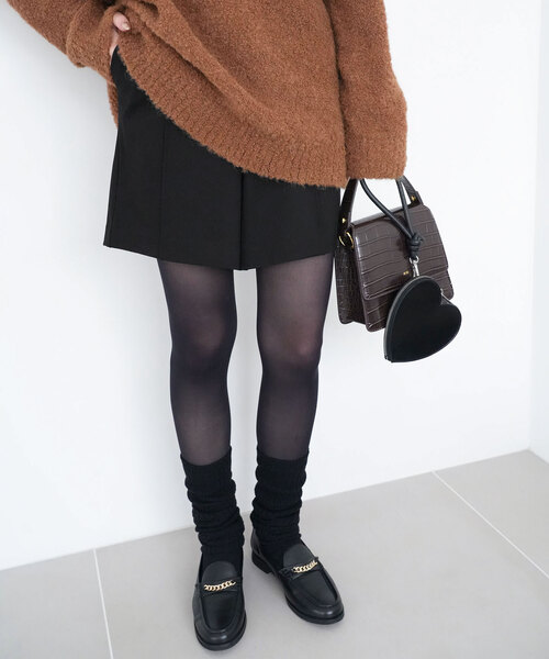 SLOBE citron.（スローブシトロン）の「SLOBE citron. ピンタックショートパンツ（その他パンツ・レディース・ブラック・36/38）」の8枚目の写真