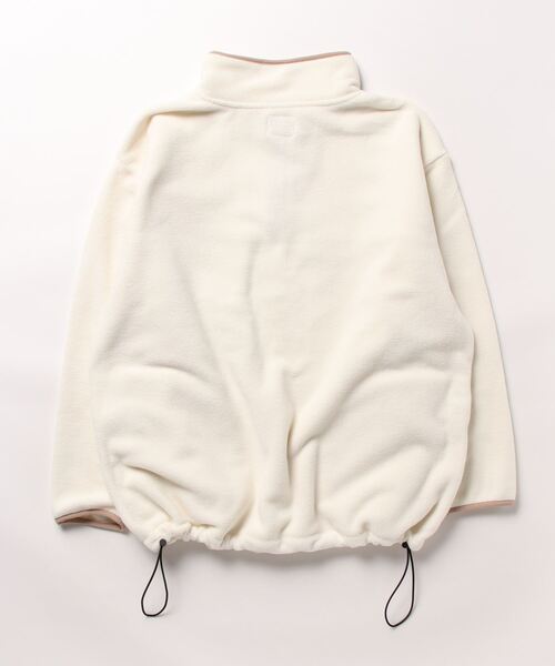 CAMP7（キャンプセブン）の「【CAMP7】フリースプルオーバー（スウェット・レディース・オフホワイト/ダークグレー/ライトグレー・M-L）」の4枚目の写真
