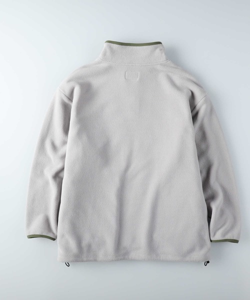 CAMP7（キャンプセブン）の「【CAMP7】フリースプルオーバー（スウェット・レディース・オフホワイト/ダークグレー/ライトグレー・M-L）」の16枚目の写真