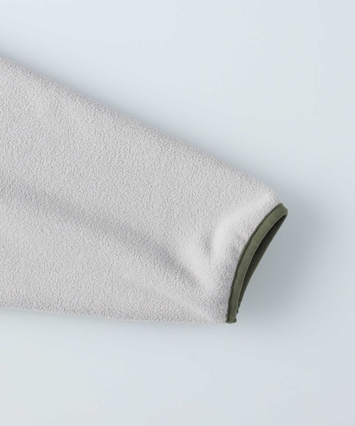 CAMP7（キャンプセブン）の「【CAMP7】フリースプルオーバー（スウェット・レディース・オフホワイト/ダークグレー/ライトグレー・M-L）」の19枚目の写真