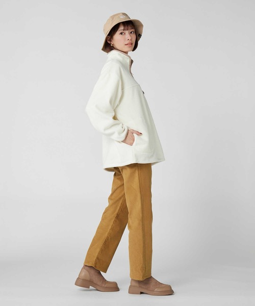 CAMP7（キャンプセブン）の「【CAMP7】フリースプルオーバー（スウェット・レディース・オフホワイト/ダークグレー/ライトグレー・M-L）」の6枚目の写真