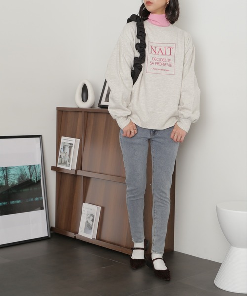 FREE'S MART（フリーズマート）の「◇【3サイズ展開XS-M】ハイウエストボタンフライスキニーデニムパンツ【低身長サイズ有】（デニムパンツ・レディース・ブラック系その他/ライトインディゴブルー/ワンウォッシュ・MEDIUM/X-SMALL/SMALL）」の22枚目の写真