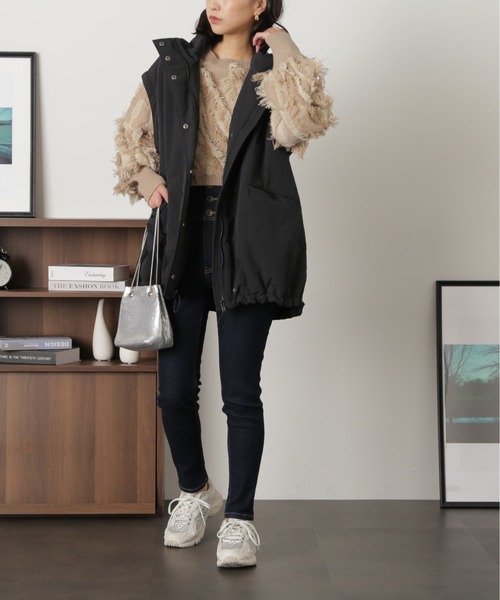 FREE'S MART（フリーズマート）の「◇【3サイズ展開XS-M】ハイウエストボタンフライスキニーデニムパンツ【低身長サイズ有】（デニムパンツ・レディース・ブラック系その他/ライトインディゴブルー/ワンウォッシュ・MEDIUM/X-SMALL/SMALL）」の15枚目の写真