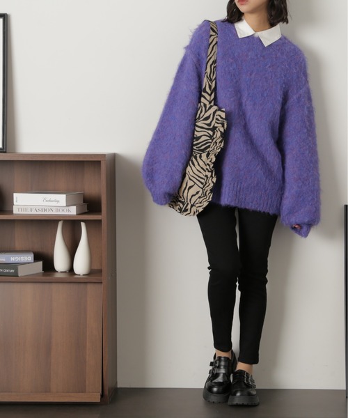 FREE'S MART（フリーズマート）の「◇【3サイズ展開XS-M】ハイウエストボタンフライスキニーデニムパンツ【低身長サイズ有】（デニムパンツ・レディース・ブラック系その他/ライトインディゴブルー/ワンウォッシュ・MEDIUM/X-SMALL/SMALL）」の8枚目の写真