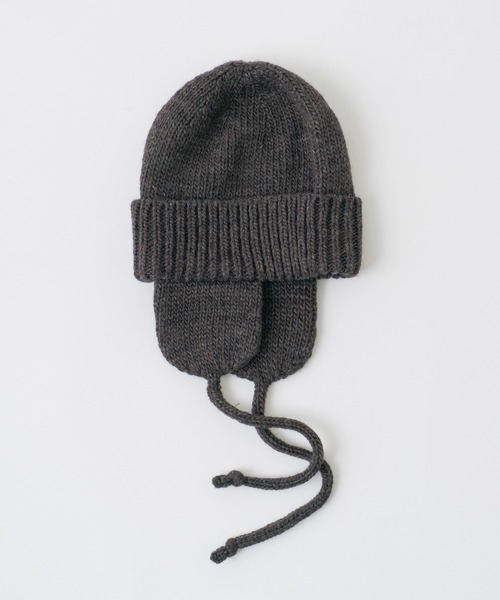 WHIMSIC(ウィムジック)の「【UNISEX】プレーンニットガイド(ニットキャップ/ビーニー・メンズ・ブラック/ブラウン/チャコールグレー・FREE)」の18枚目の写真