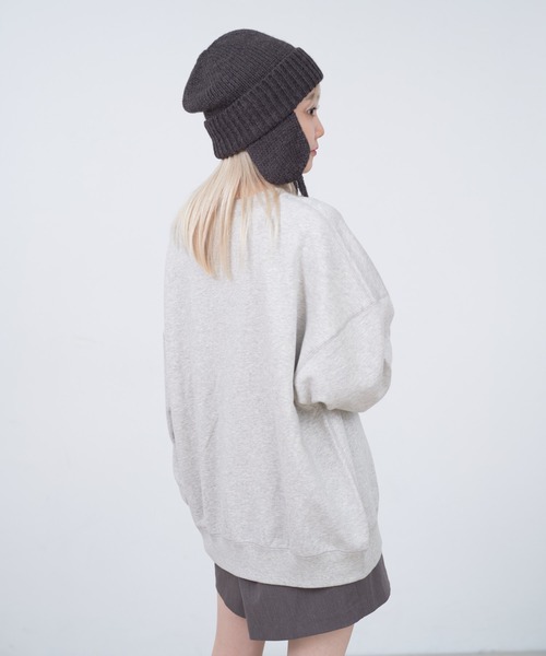 WHIMSIC(ウィムジック)の「【UNISEX】プレーンニットガイド(ニットキャップ/ビーニー・メンズ・ブラック/ブラウン/チャコールグレー・FREE)」の20枚目の写真