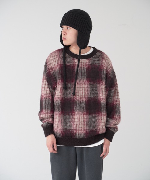 WHIMSIC(ウィムジック)の「【UNISEX】プレーンニットガイド(ニットキャップ/ビーニー・メンズ・ブラック/ブラウン/チャコールグレー・FREE)」の13枚目の写真