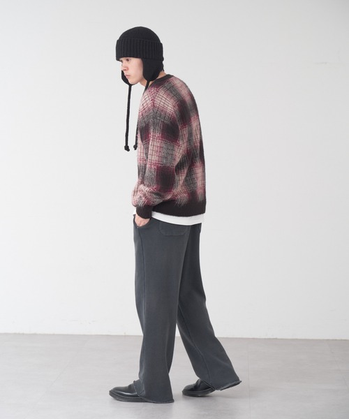 WHIMSIC(ウィムジック)の「【UNISEX】プレーンニットガイド(ニットキャップ/ビーニー・メンズ・ブラック/ブラウン/チャコールグレー・FREE)」の17枚目の写真