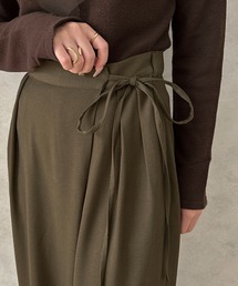 【apres jour clair】ラップリボンワイドパンツ【ZOZOTOWN限定アイテム】