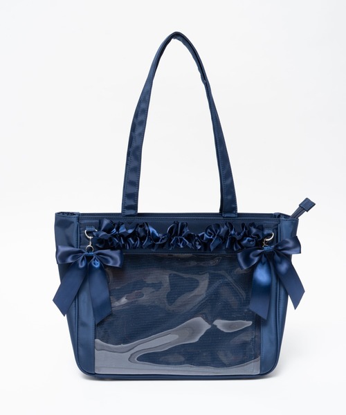 WEGO(ウィゴー)の「WEGO/【Sサイズ】ときめきプレーン痛バッグ【一部店舗限定】(トートバッグ・レディース・ホワイト/ブラック/ネイビー/グレー/サックスブルー/ピンク/グリーン/ワイン・FREE)」の14枚目の写真