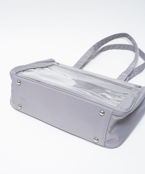 WEGO(ウィゴー)の「WEGO/【Sサイズ】ときめきプレーン痛バッグ【一部店舗限定】(トートバッグ・レディース・ホワイト/ブラック/ネイビー/グレー/サックスブルー/ピンク/グリーン/ワイン・FREE)」の21枚目の写真