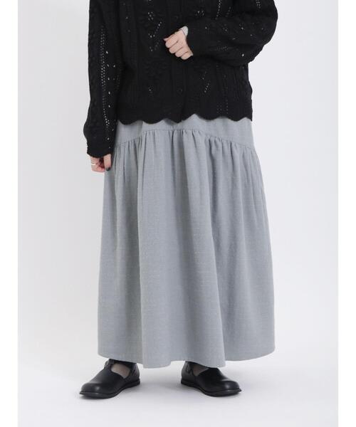 Samansa Mos2（サマンサ モスモス）の「チェック織りスカート