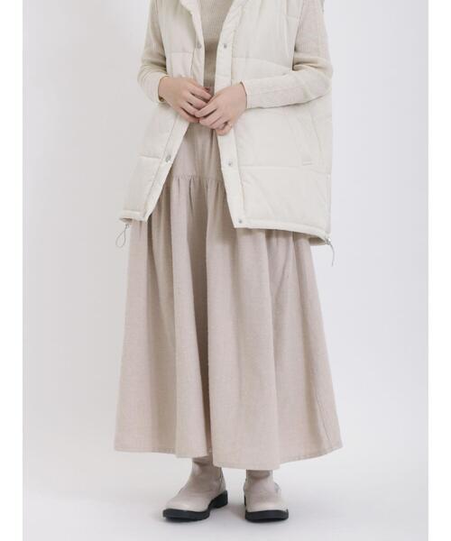 Samansa Mos2(サマンサ モスモス)の「チェック織りスカート(スカート・レディース・キナリ/モカ/ブルー・F)」の5枚目の写真