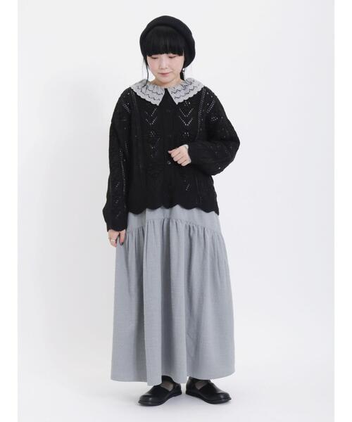 Samansa Mos2(サマンサ モスモス)の「チェック織りスカート(スカート・レディース・キナリ/モカ/ブルー・F)」の19枚目の写真